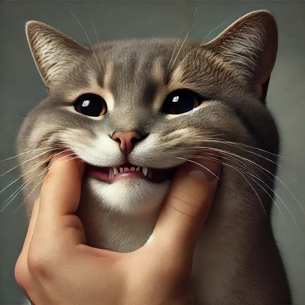 猫の噛みつき