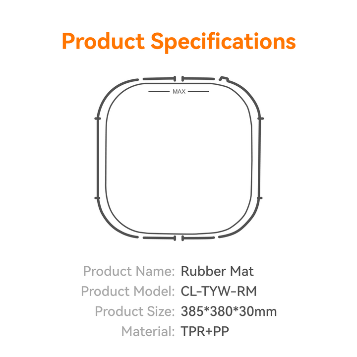 HHOLOVE Silicone Pad for TYpro Self-Cleaning Litter Box