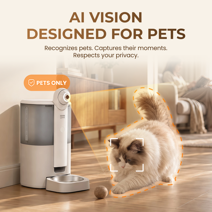 YUNO 360° AI Vision Pet Feeder — Includes 3 Months of Standard AI Care Plan