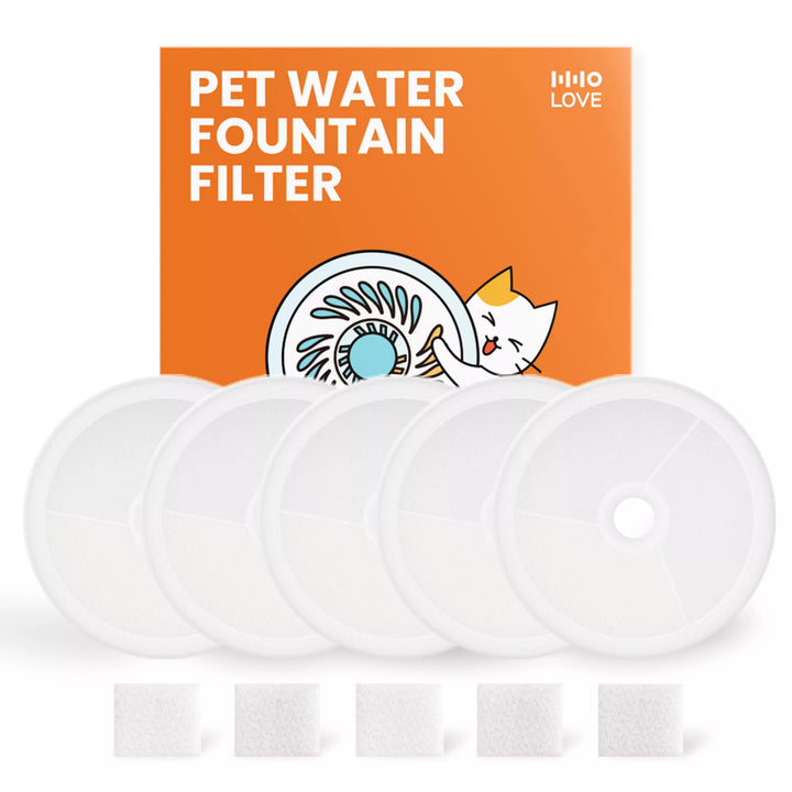 HHOLOVE Cat Water Fountain Filters