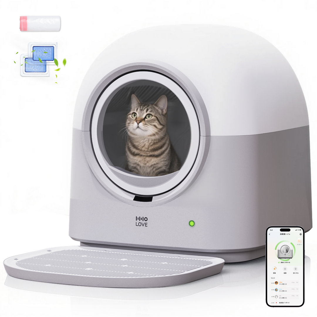 HHOLOVE 自動猫トイレ プロ ホワイト