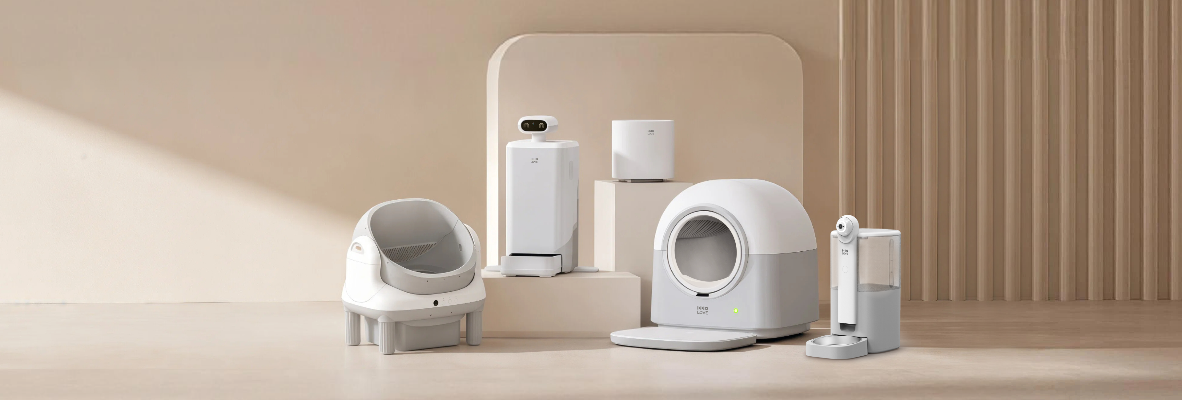 HHOLOVE smart feeding and litter care bundles